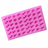 Multi-Purpose Cute Little Dinosaur Silicone Mold Chocolate Mold Ice Tray Mold Soft Candy Mold DIY Kitchen Cake Mold Tool