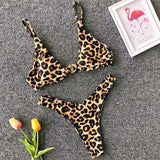 Sexy Neon V-bar Underwired Bikini 2021 Female Ribbed Swimsuit Women Thong Swimwear Two-pieces Bikini set Push up Bathing Suit