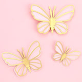 New Pearl Butterfly Birthday Cake Topper Pink Gold  DIY cakes decoration wedding birthday Cake toppers Baby bath baking supplies