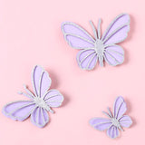 New Pearl Butterfly Birthday Cake Topper Pink Gold  DIY cakes decoration wedding birthday Cake toppers Baby bath baking supplies