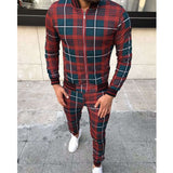 New Gentlemen Tracksuit Set Jackets Sets Men zipper Suit Men