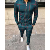 New Gentlemen Tracksuit Set Jackets Sets Men zipper Suit Men