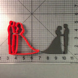 Wedding Bride Proposal Fondant Cupcake Top Made 3D Printed Cookie Cutter Set Kitchen Accessories Cake Decorating Tools Baking