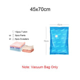 Vacuum Bag Clothes Quilt Storage Bags Hand Compressed Saving Space Seal Packet Clothing Compression Organizer for Home Travel