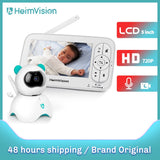 HeimVision HMA36MQ 5.0 Inch Baby Monitor with Camera Wireless Video Nanny 720P HD Security Night Vision Temperature Sleep Camera