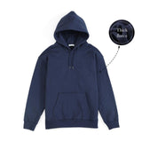SIMWOOD 2021 Spring New Hooded Hoodies Men thick 360g fabric solid basic sweatshirts quality jogger  texture  pullovers
