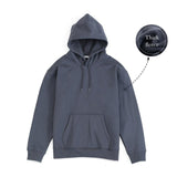 SIMWOOD 2021 Spring New Hooded Hoodies Men thick 360g fabric solid basic sweatshirts quality jogger  texture  pullovers