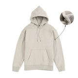 SIMWOOD 2021 Spring New Hooded Hoodies Men thick 360g fabric solid basic sweatshirts quality jogger  texture  pullovers