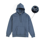 SIMWOOD 2021 Spring New Hooded Hoodies Men thick 360g fabric solid basic sweatshirts quality jogger  texture  pullovers