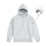 SIMWOOD 2021 Spring New Hooded Hoodies Men thick 360g fabric solid basic sweatshirts quality jogger  texture  pullovers