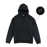 SIMWOOD 2021 Spring New Hooded Hoodies Men thick 360g fabric solid basic sweatshirts quality jogger  texture  pullovers