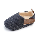 Boy Plaid Shoes Toddler Booties Newborns Sole Classic Floor 0-18 Months Soft Infant Brand Crib First Walkers