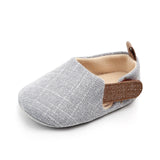Boy Plaid Shoes Toddler Booties Newborns Sole Classic Floor 0-18 Months Soft Infant Brand Crib First Walkers