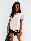 Women Blouse New Casual Solid Korean Shirt Elegant Slim Stand Collar Short Sleeve Womens Tops