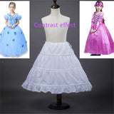 Fast Shipping Wedding Accessories Kids Girls Petticoat Vestido Longo Ball Gown Crinoline Skirt Petticoats In Stock