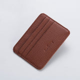 Fashion Slim Minimalist Wallet PU Leather Credit Card Holder Short Purse Leather ID Card Holder Candy Color Bank Multi Slot Card