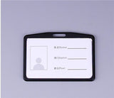 Fashion Card Cover Women Aluminum Alloy Work Name Card Holders Business Work Card ID Badge Lanyard Holder Metal Bags Case