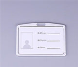 Fashion Card Cover Women Aluminum Alloy Work Name Card Holders Business Work Card ID Badge Lanyard Holder Metal Bags Case