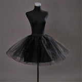 Black Hoop Long Petticoat Crinoline Ball Gown Skirt Underskirt Wedding Accessories Jupon Marriage New
