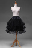 Black Hoop Long Petticoat Crinoline Ball Gown Skirt Underskirt Wedding Accessories Jupon Marriage New