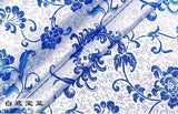 Brocade fabric imitation silk fabrics flower fabric for sewing satin material for dress
