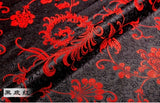 Brocade fabric imitation silk fabrics flower fabric for sewing satin material for dress