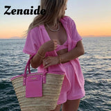 Zenaide Two Piece Velvet Loungewear Set with Cardigan Top for Women