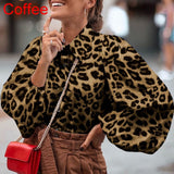 Women Shirts 2021 Autumn Polka Dot Shirt 5XL Celmia Long Lantern Sleeve Lapel Neck Elegant Office Ladies Stylish Tops Plus Size