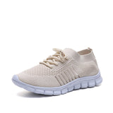 Women's Casual Vulcanized Mesh Flat Running Shoes