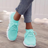 Women's Casual Vulcanized Mesh Flat Running Shoes