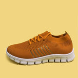 Women's Casual Vulcanized Mesh Flat Running Shoes