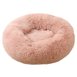 Dog Bed Round Plush Basket Kennel Cat House Winter Warm Pet House Sleeping Bag Cats Nest