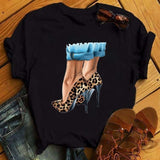 Maycaur Hot Sales Printed Female Tshirt Women Fashion Graphic Printed T-Shirt Harajuku Korean Style Short Sleeves Clothes Female