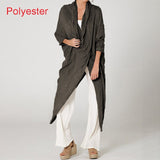 Plus Size Women Tops and Blouse 2021 Celmia Autumn Vintage Long Blouses Casual Cowl Neck Long Sleeve Asymmetric Party Blusas 5XL