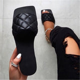 Flat Sandals Ladies Summer Outdoor Fashion Leather Flat Shoes Round Toe Elegent Slipper Adjustable Buckle Strap Casual sandals