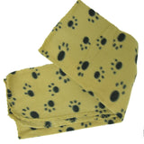 Lovely Pet Dogs Cats Bed Mat Blanket Soft Winter Warm Fleece Paw Print Design Pet Puppy Bed Sofa Pet Product Cushion Cover Towel