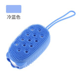 Cartoon Cat Paw Baby Shower Brush Fast Foaming Silicone Scrubbing Artifact  Full Body Massage Spa Brush Bathroom Accessory
