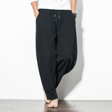 Chinese Style Casual Streetwear Cotton Sweatpants M-5XL
