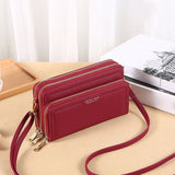 Women Messenger Square Handbag with Cloth Pattern & Turn Lock Design