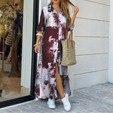 Autumn Denim Long Dress with Long Sleeve