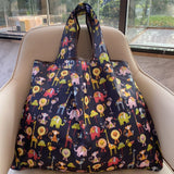 High Quality Reusable & Foldable Large Tote Shopping Bag - Eco Friendly and Waterproof