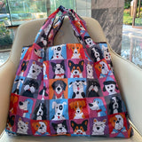 High Quality Reusable & Foldable Large Tote Shopping Bag - Eco Friendly and Waterproof