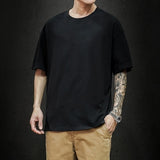Solid Oversized Hip Hop T Shirt for Men