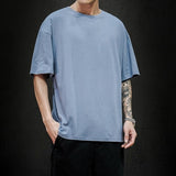Solid Oversized Hip Hop T Shirt for Men