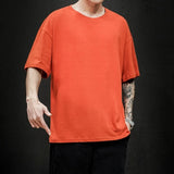 Solid Oversized Hip Hop T Shirt for Men