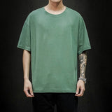 Solid Oversized Hip Hop T Shirt for Men