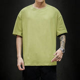 Solid Oversized Hip Hop T Shirt for Men