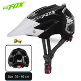 BATFOX Racing Bicycle Helmet with Light In-mold MTB Road Cycling Helmet for Men Women Ultralight Helmet Sport Safety Equipment