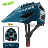 BATFOX Racing Bicycle Helmet with Light In-mold MTB Road Cycling Helmet for Men Women Ultralight Helmet Sport Safety Equipment