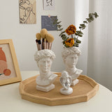 Modern Nordic Style Human Head Portrait Vase